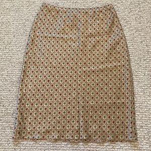 Banana Republic midi Silk Skirt